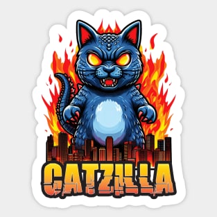 Catzilla S01 D10 Sticker